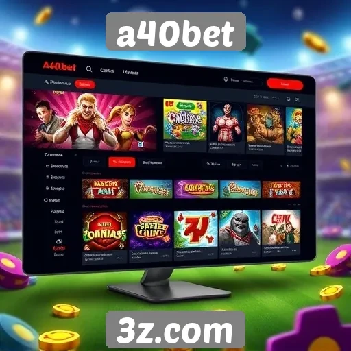 Interface da A40bet melhora a experiência do usuário